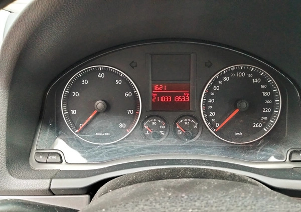 Volkswagen Golf cena 15900 przebieg: 210000, rok produkcji 2008 z Sanok małe 191